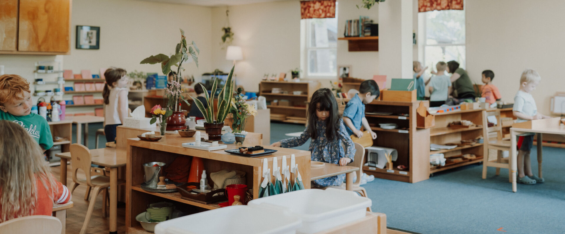 Children at work across the Primary classroom