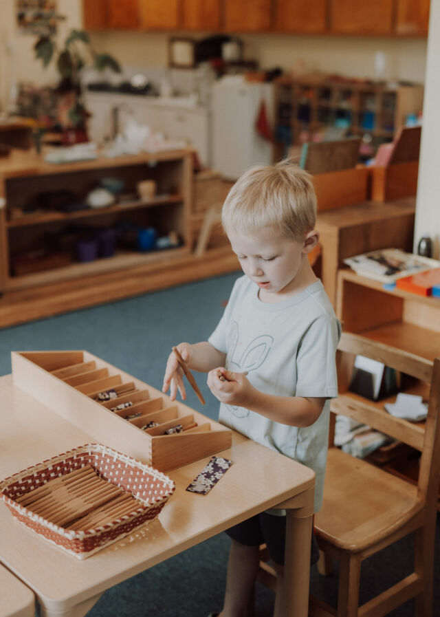 Working with the bead chains