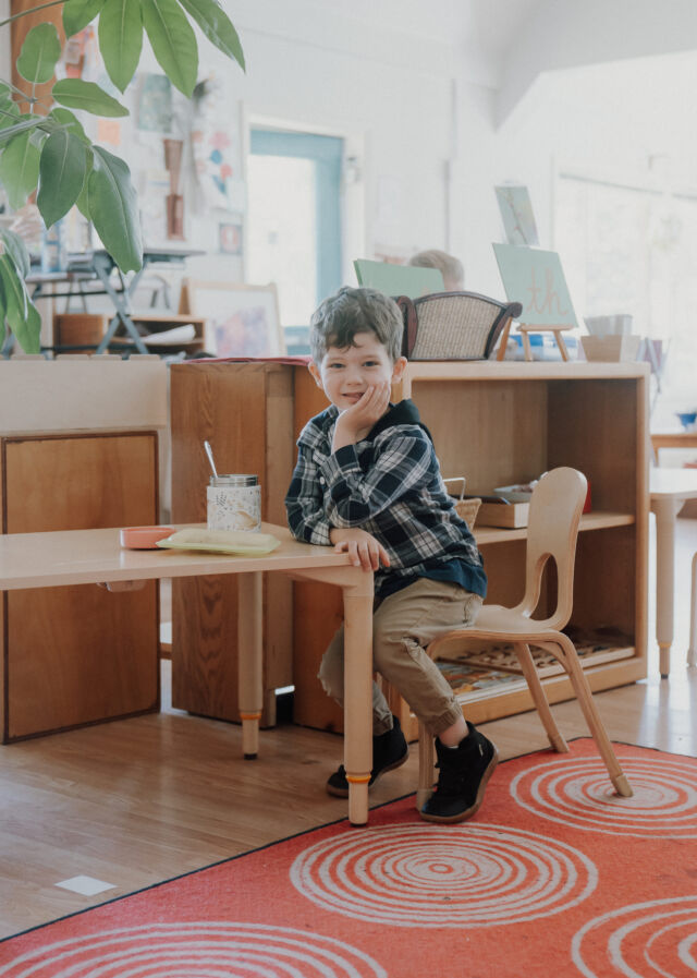 A smile from the work table