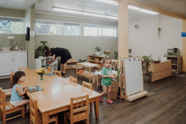 Morning work in the Toddler House