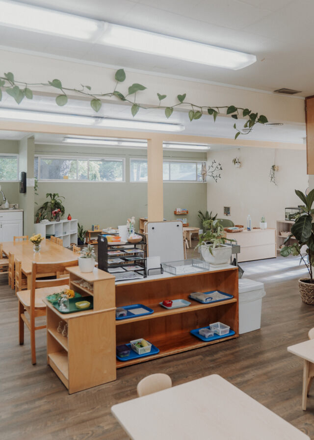 The Toddler House prepared environment